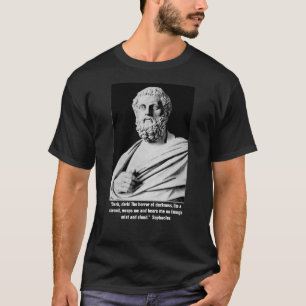 Sophocles citaat over duisternis t-shirt