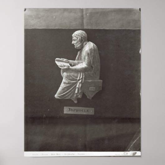 Sophocles poets lezen poster (Voorkant)