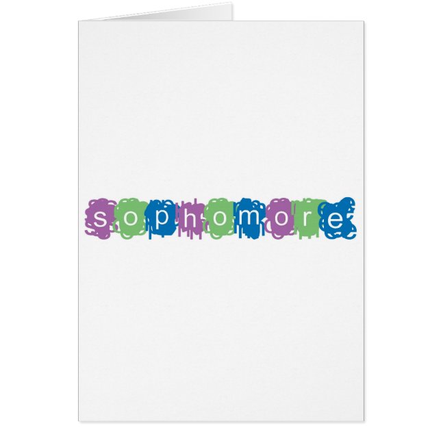 Sophomore (Voorkant)