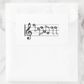 Sopraan Zanger Musical Sticker (Tas)