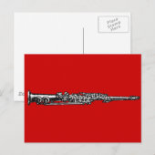 Soprano Sax Briefkaart (Voorkant / Achterkant)