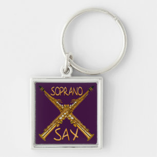 Soprano Sax Sleutelhanger