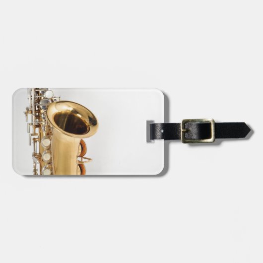 Soprano Saxophone Bagagelabel (Voorkant horizontaal)