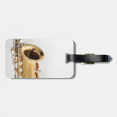 Soprano Saxophone Bagagelabel (Achterkant horizontaal)