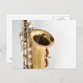 Soprano Saxophone Briefkaart (Voorkant / Achterkant)