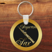 SOPRANO SAXOPHONE SLEUTELHANGER (Voorkant)