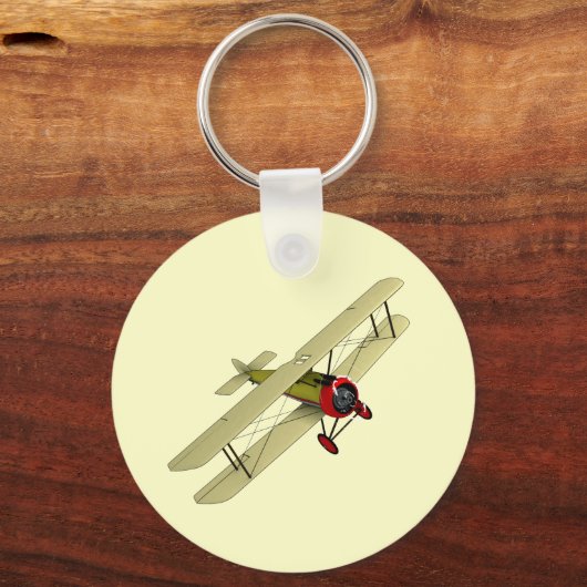 Sopwith Camel Biplane Sleutelhanger (Voorkant)