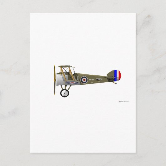 Sopwith Camel Briefkaart (Voorkant)