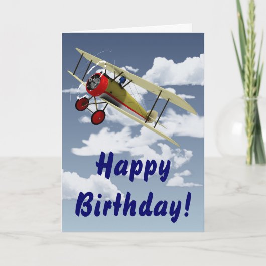 Sopwith Camel en Pilot Kaart (Voorkant)