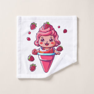 Sorbet de framboise Kawaii