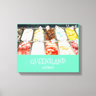 Sorbet ice-room Queensland Australië — reisdruk Canvas Afdruk
