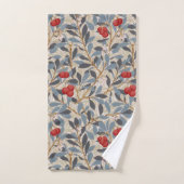 Sorbier rouge, William Morris (Serviette à main)