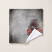 sorcellerie | Démon à cornes foncées avec yeux rou (Gant de toilette)