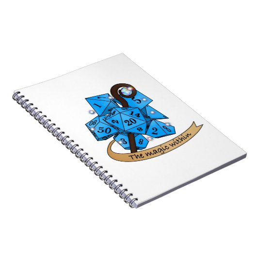 Sorcerer Dice Design Notitieboek (Rechterzijde)