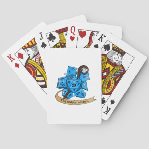 Sorcerer Dice Design Pokerkaarten