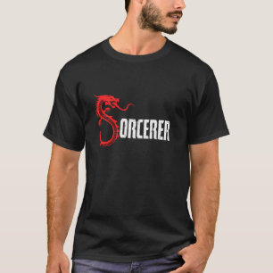 Sorcerer-speler voor vuurbalklevermachine voor wol t-shirt