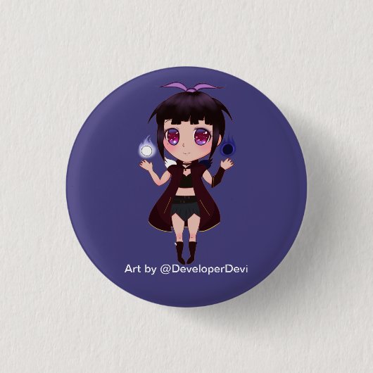 Sorceress Halcy Button (Voorkant)