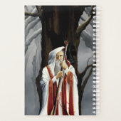 Sorcier Blanc Mystique Corbeau Arbre Chêne Fantast (Dos)