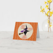 Sorcière à bâbord de la carte à notes (Fleur jaune)