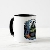 Sorcière au Cauldron Mug (Devant gauche)