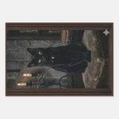 Sorcière avec Chat Noir - papier découpage - Embal (Devant 2)