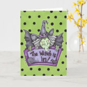 Sorcière - Carte de voeux (Fleur jaune)