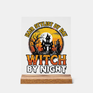Sorcière Coiffeuse De Nuit Vintage Halloween Desi