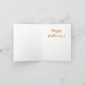 Sorcière dans la carte d'Halloween Woods (Intérieur)