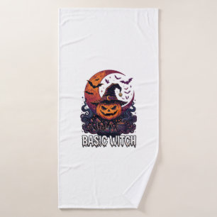 Sorcière de base Halloween Citrouille Croissant de