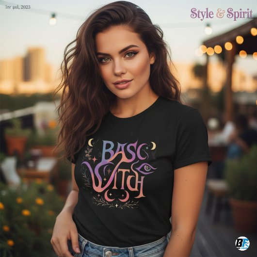 Sorcière de base moderne femmes Halloween T-shirt