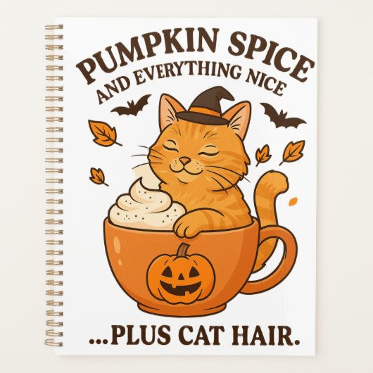 Sorcière de chat gingembre - Joli design d'Hallowe (Devant)