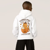Sorcière de chat gingembre - Joli design d'Hallowe (Dos entier)