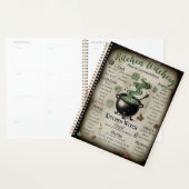 Sorcière de cuisine Correspondances magiques des h (Devant avec enveloppe)