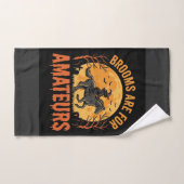 Sorcière de Halloween Balais de Cheval pour Amateu (Serviette à main)