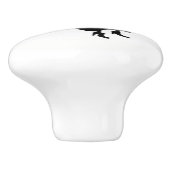 Sorcière de Halloween sur un bouton et des (Côté)