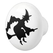 Sorcière de Halloween sur un bouton et des (Droite)