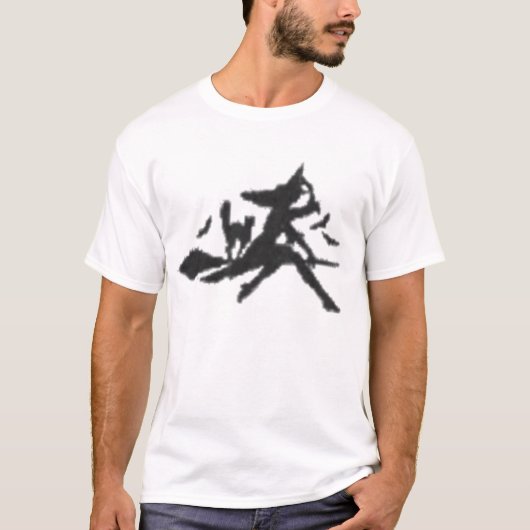 Sorcière de Halloween, T-shirt par ZeiLOFT (Devant)