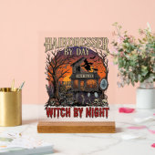 Sorcière de jour de coiffeuse Nuit de Halloween Sa (Mariage)