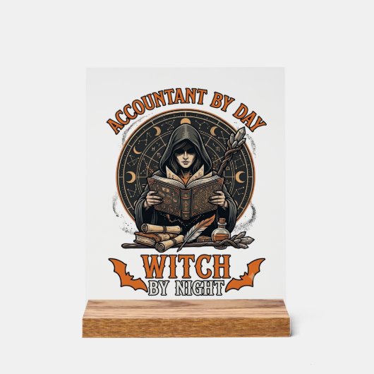 Sorcière de jour de comptable nuit de Halloween li (Recto)