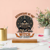 Sorcière de jour de comptable nuit de Halloween li (Mariage)