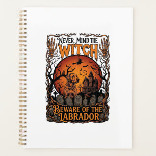 Sorcière de l'esprit de Noël Labrador Halloween Ma