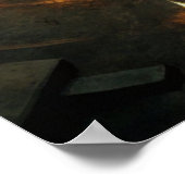 Sorcière de lune foncée - Poster du mur du cercle (Coin)