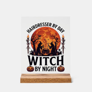 Sorcière de nuit de coiffeuse Halloween Peigne Cis