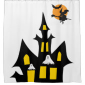 Sorcière de rideau de douche d'Halloween (Devant)