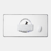 Sorcière de sable de plage pour la fête d'Hallowee (Clavier et souris)