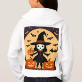 Sorcière d'Halloween avec citrouilles (Dos)