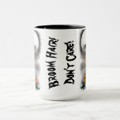 Sorcière d'Halloween avec Mug de chat noir (Centre)