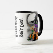 Sorcière d'Halloween avec Mug de chat noir (Devant droit)