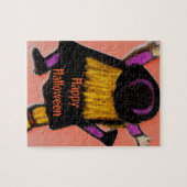 SORCIÈRE D'HALLOWEEN ÉCRASÉE puzzle (Horizontal)