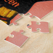 SORCIÈRE D'HALLOWEEN ÉCRASÉE puzzle (Côté)
